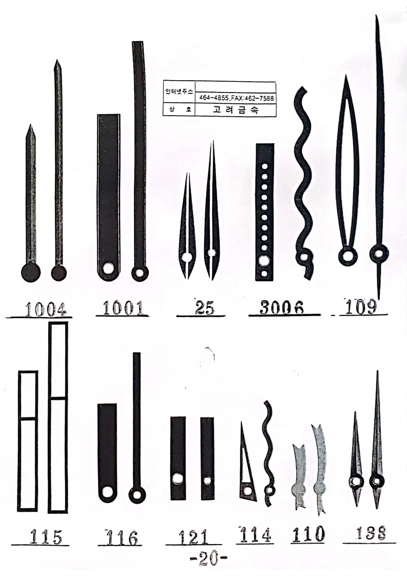 제품 1004, 1001, 25